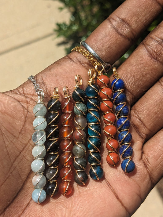 Crystal Pillar Necklace